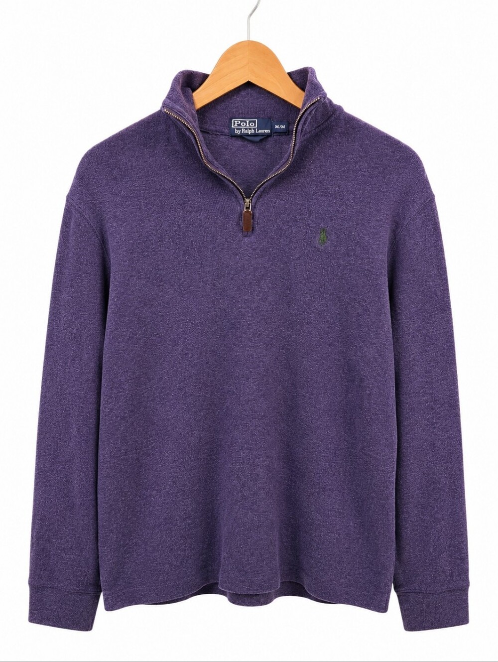 Polo Ralph Lauren Purple Quarter-Zip Sweater | Men’s Medium